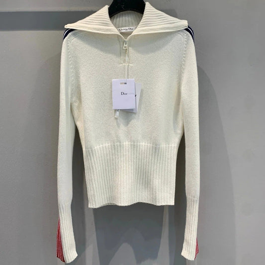 DIOR 25S ZIP-UP KNIT SWEATER 568