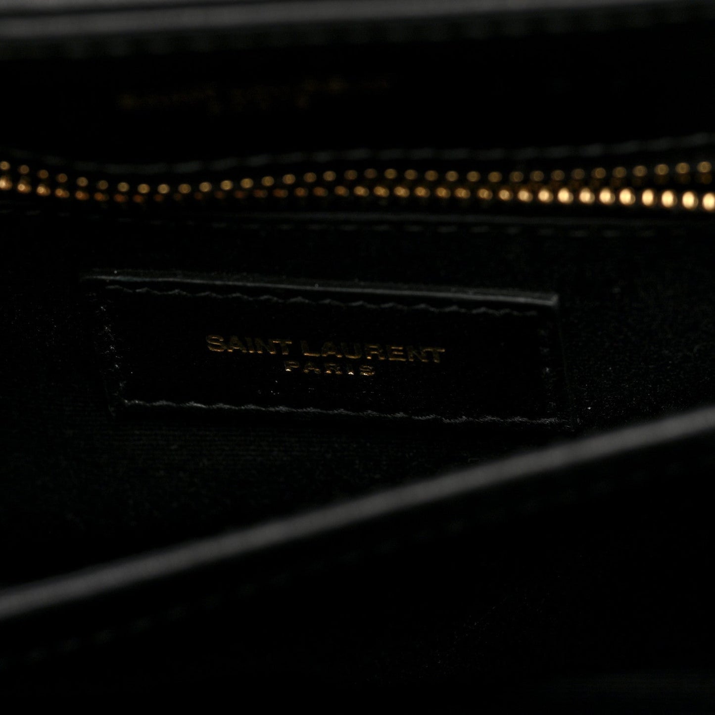 Calfskin Y Quilted Monogram Toy Loulou Crossbody Bag Black