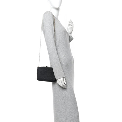 Empreinte Double Zip Pochette Black