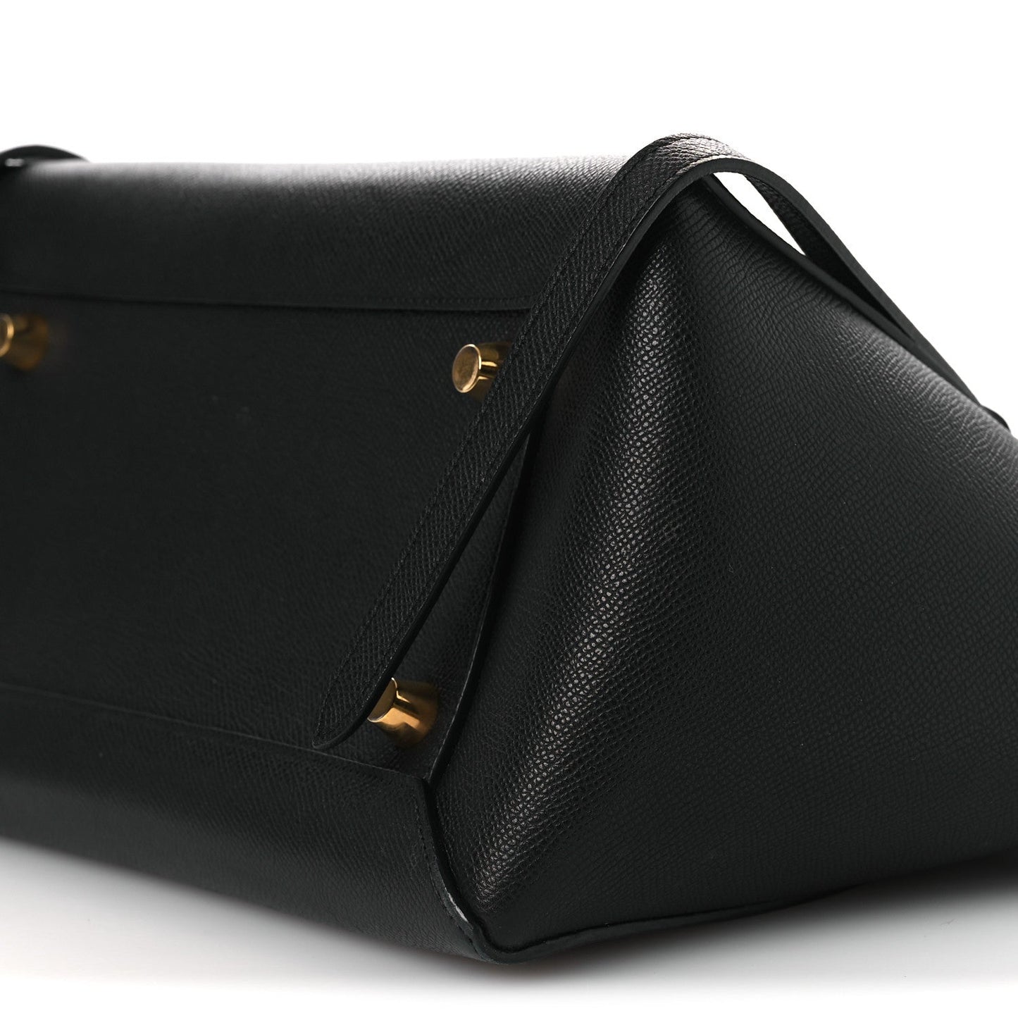 Grained Calfskin Mini Belt Bag Black