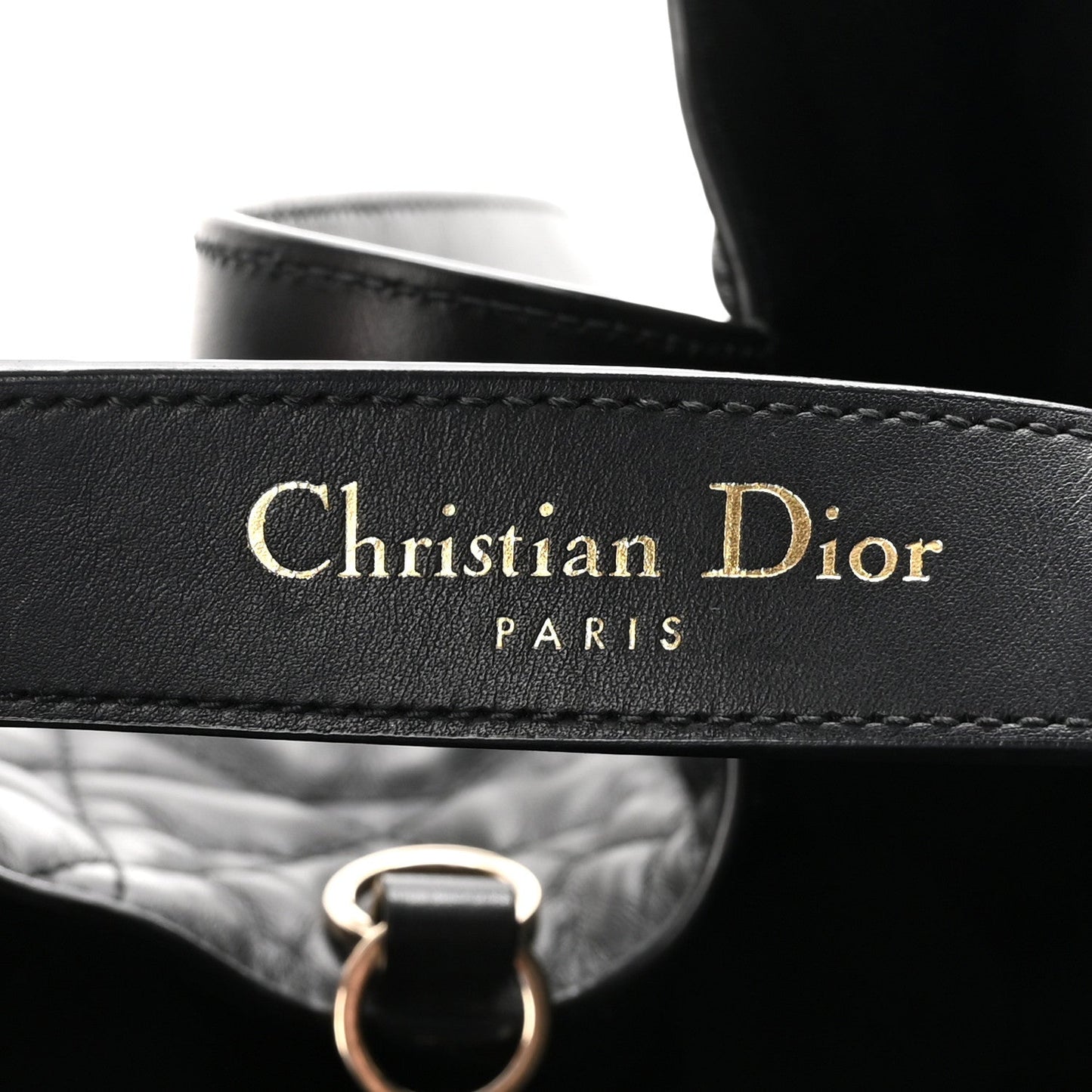 Calfskin Macrocannage Large Toujours Black