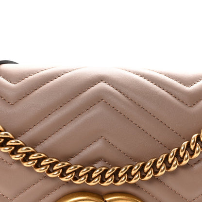 Calfskin Matelasse Medium GG Marmont Shoulder Bag Porcelain Rose