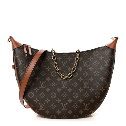 Reverse Monogram Loop Hobo