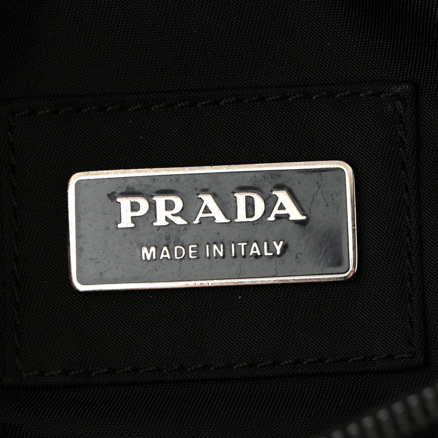 Tessuto Nylon Belt Bag Black