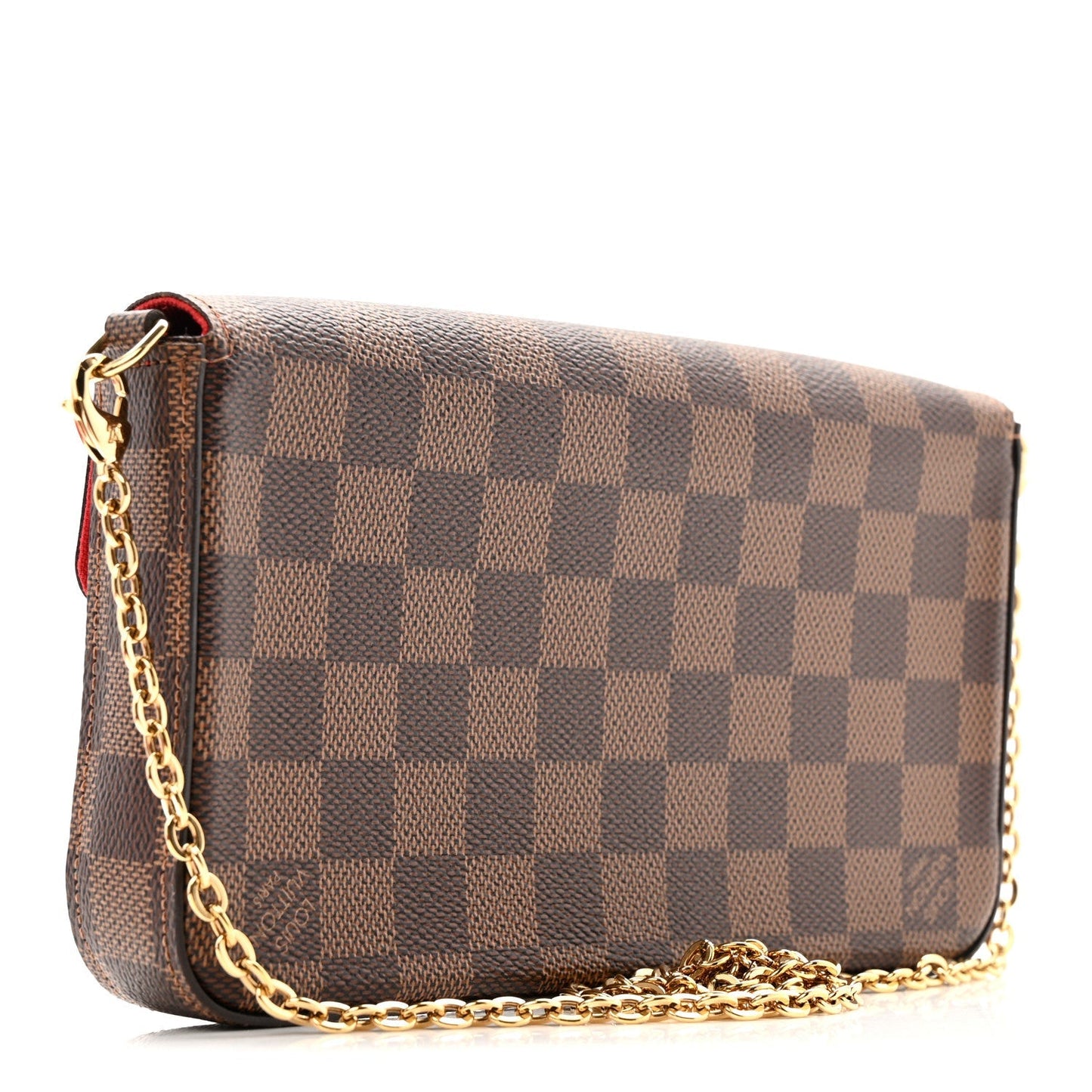 Damier Ebene Pochette Felicie Chain Wallet