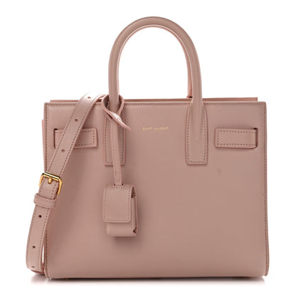 Calfskin Nano Sac De Jour Pale Pink