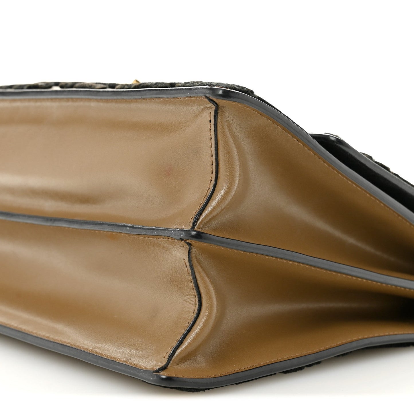 Vitello Liberty Velvet FF Reloaded Kan I Shoulder Bag Maya Black