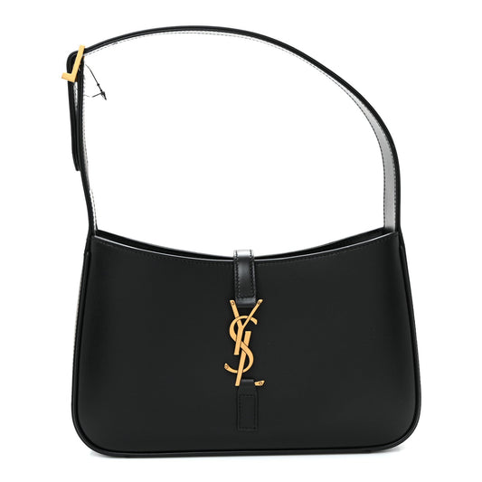 Smooth Calfskin Le 5 A 7 Hobo Black