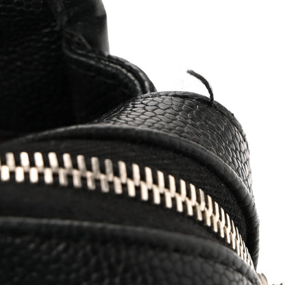 Caviar Quilted French Riviera Tote Black