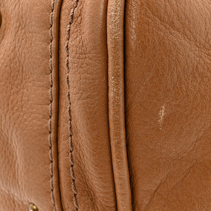 Calfskin Medium Paddington Satchel Tan