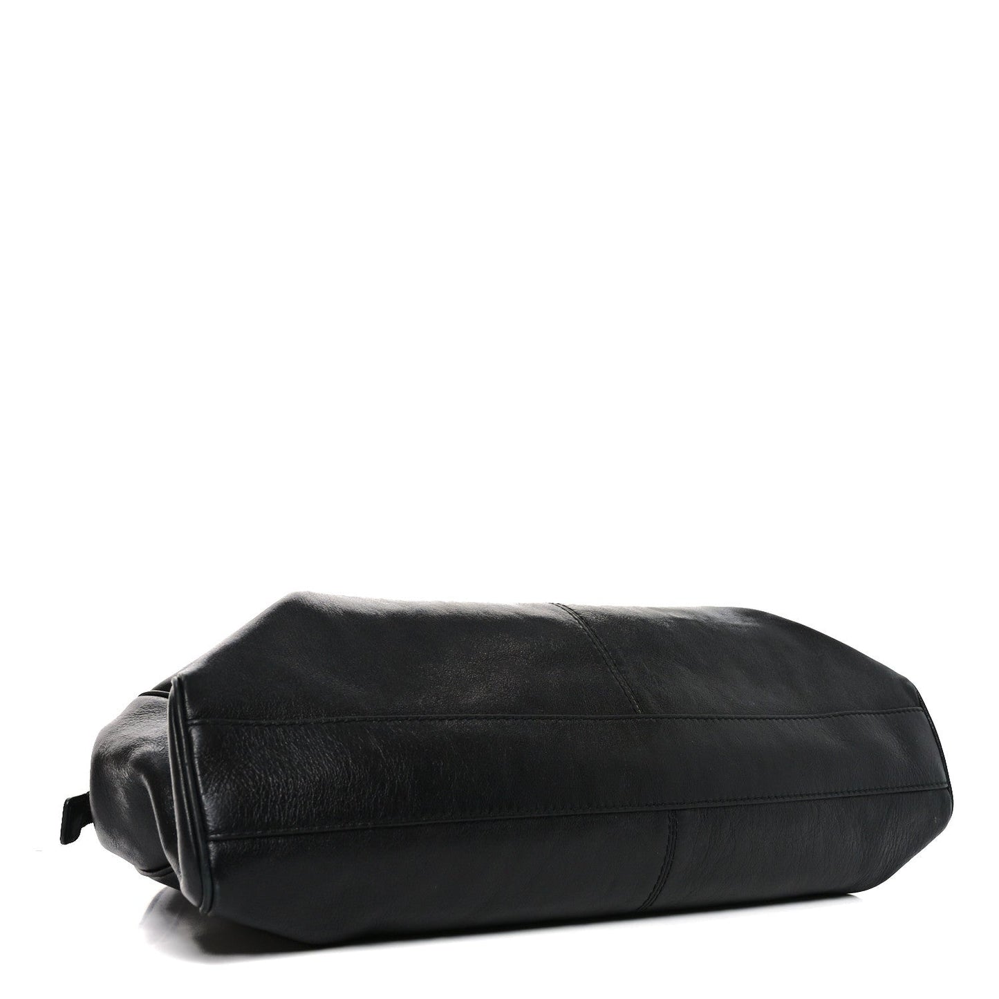 Calfskin Large Re(Belle) Top Handle Bag Black