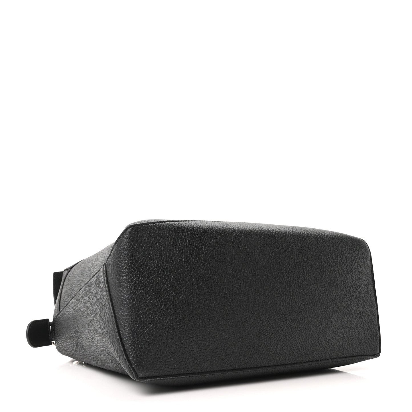 Grained Calfskin Large Puzzle Edge Bag Black