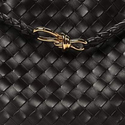 Nappa Intrecciato Medium Andiamo Shoulder Bag Fondant