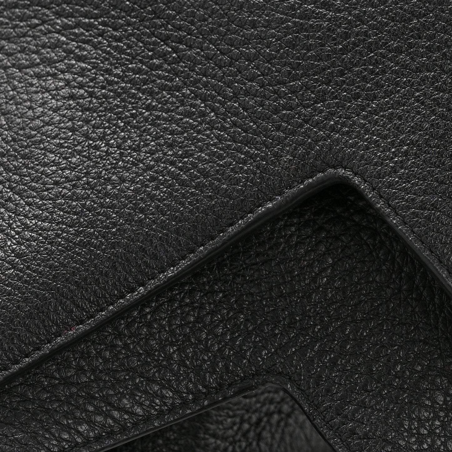 Grained Deerskin Bea Tote Black
