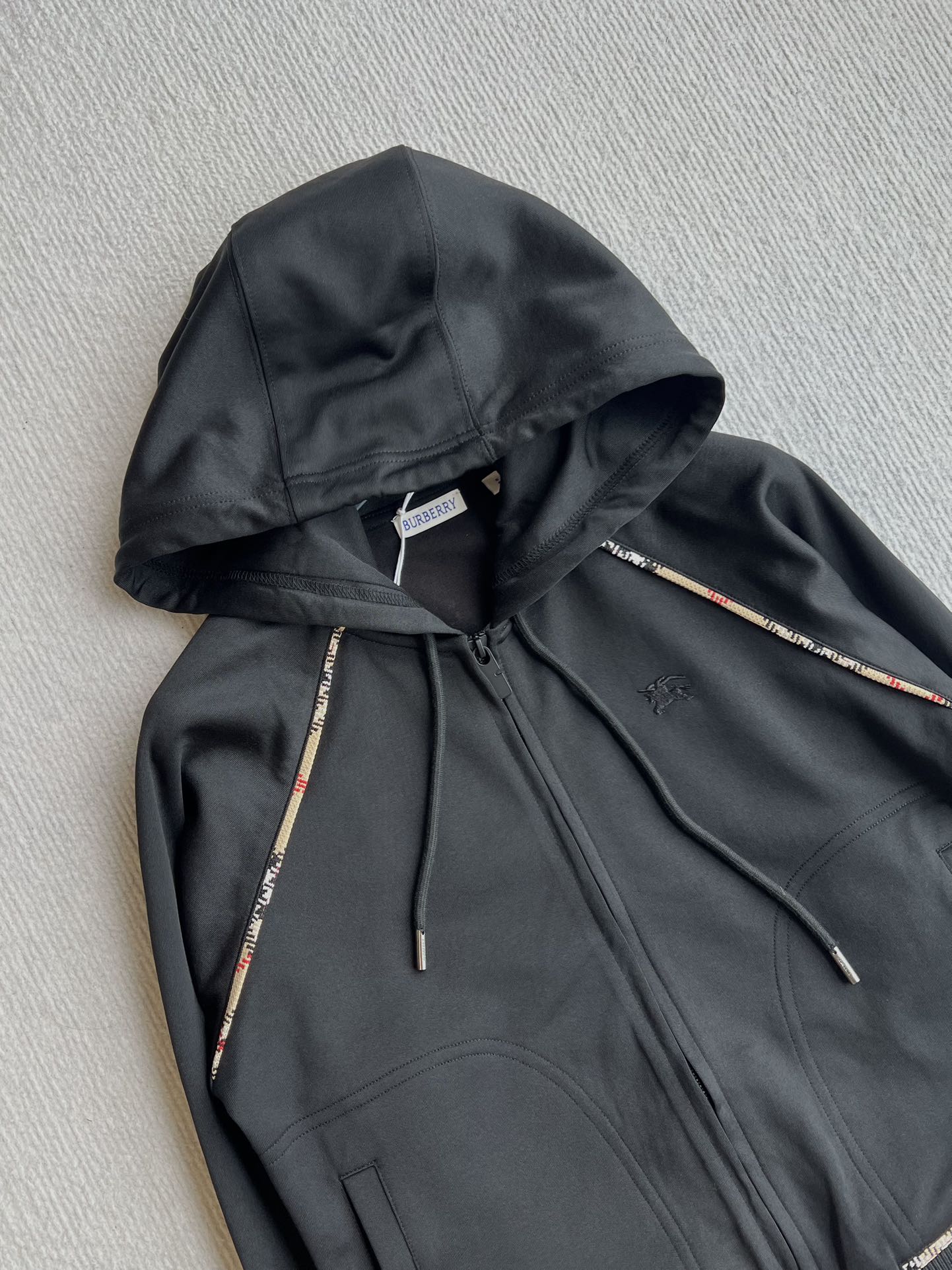 Bur 25 Hooded Suit Black Cottoon 300073