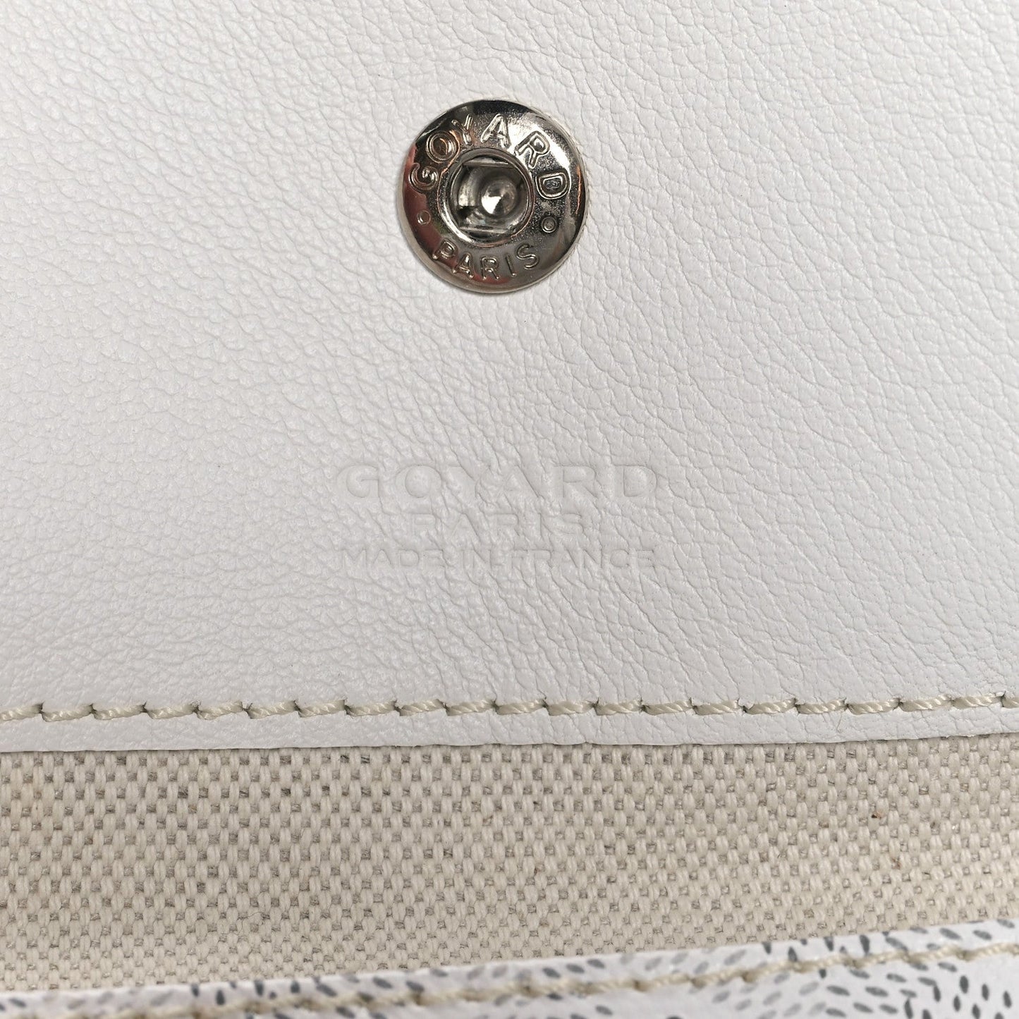 Goyardine Saint Louis PM White