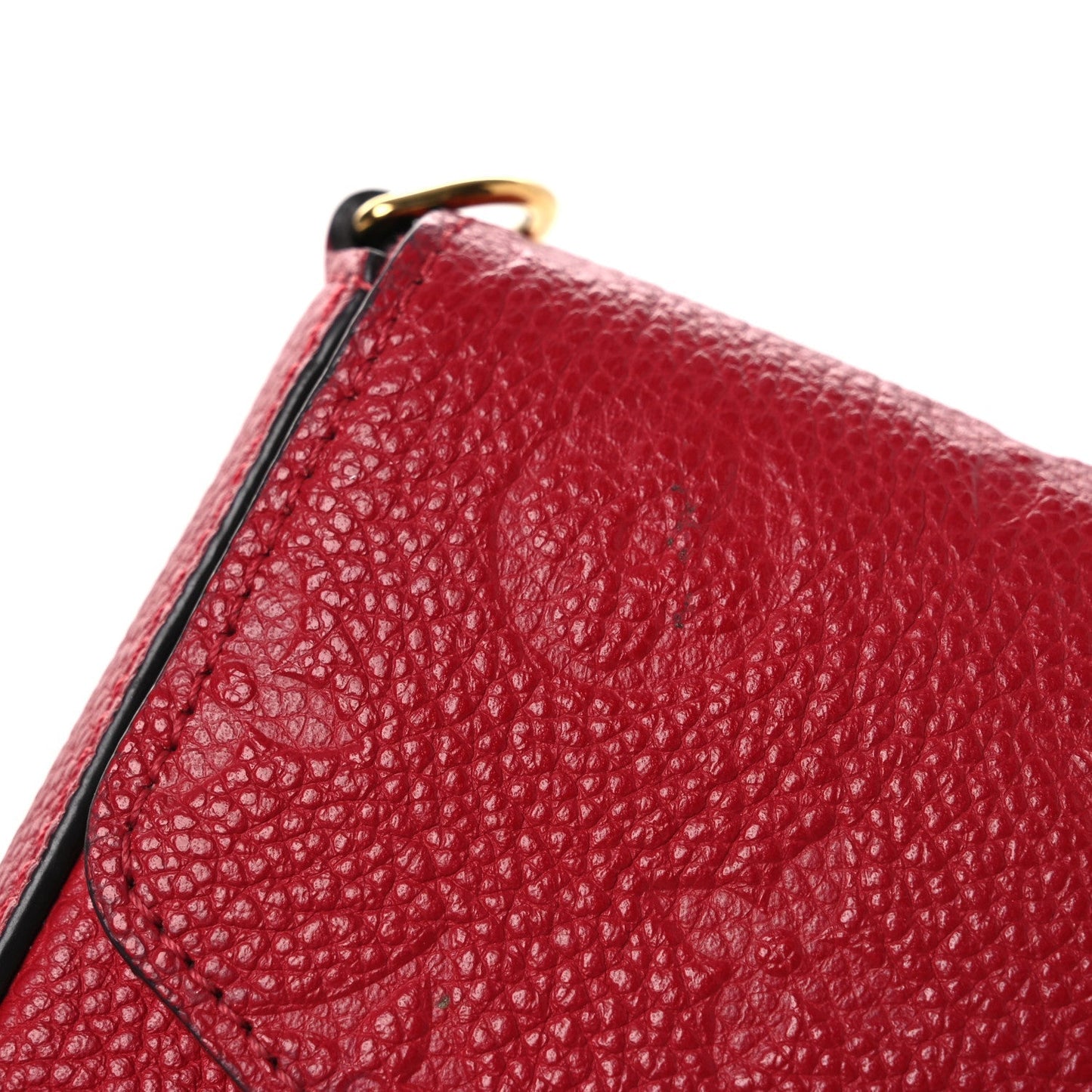 Empreinte Pochette Felicie Chain Wallet Scarlet