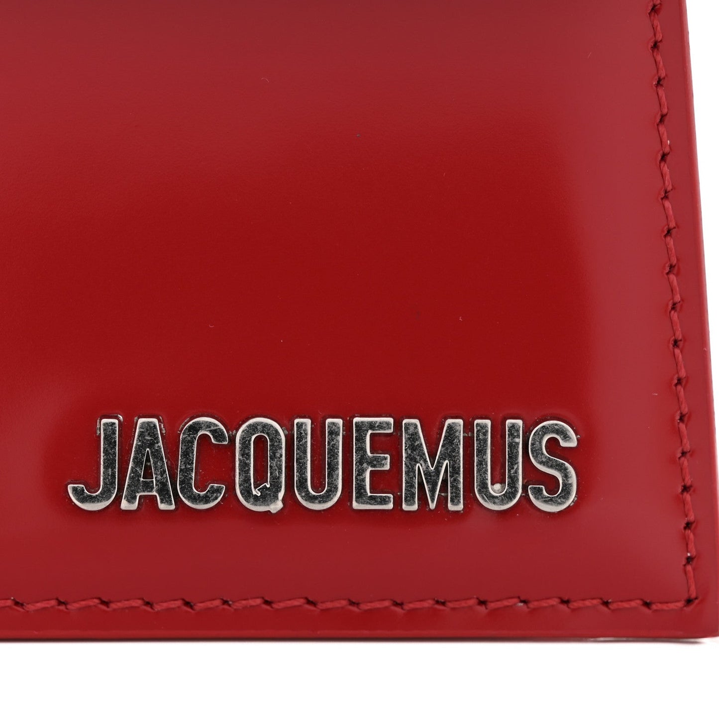 Glazed Calfskin Le Grand Bambino Red