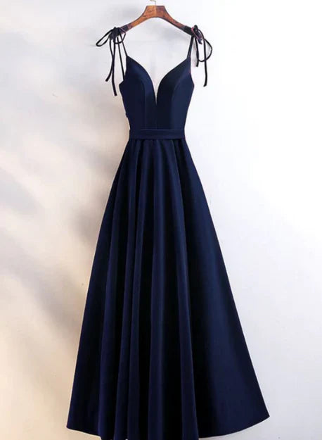 omberprom Beautiful Straps Long Prom Dress V-neckline Party Dress Bridesmaid Dress Evening Dress Wholesale