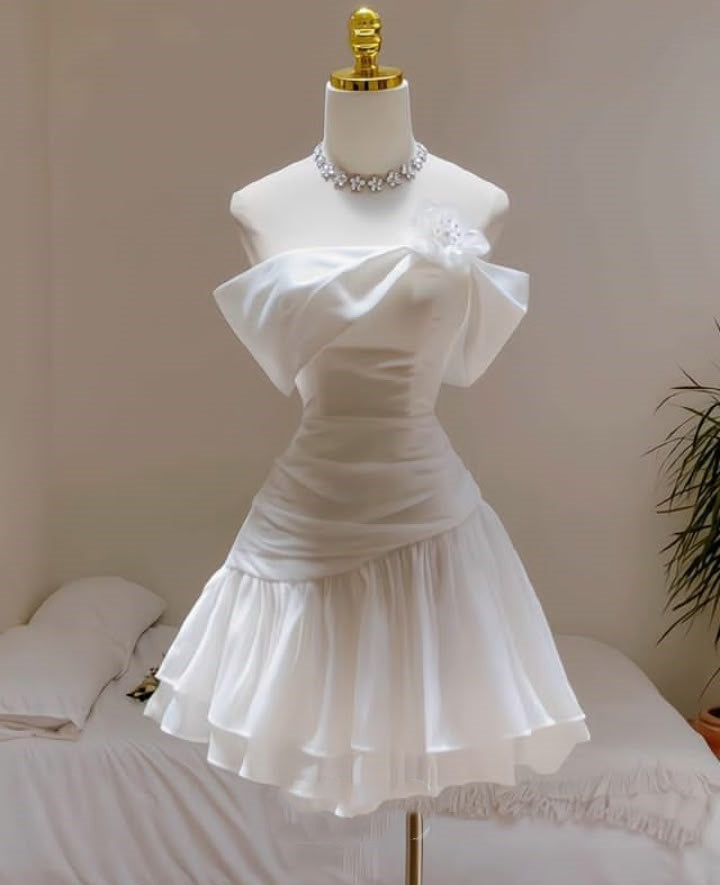 Cute A line Short Homecoming Dress Hoco Dress Mini 16th Birthday Outfit Cocktail Dresses