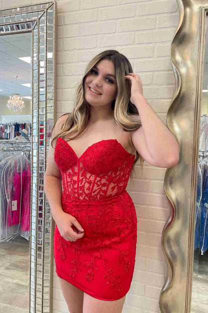 PM513,Popular Sweetheart Homecoming Dress, Applique Beaded Cocktail Dresses