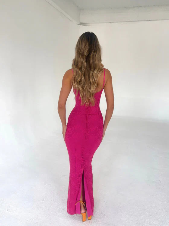 Charming Mermaid Spaghetti Straps Satin Long Prom Dress,Evening Dress GG1721