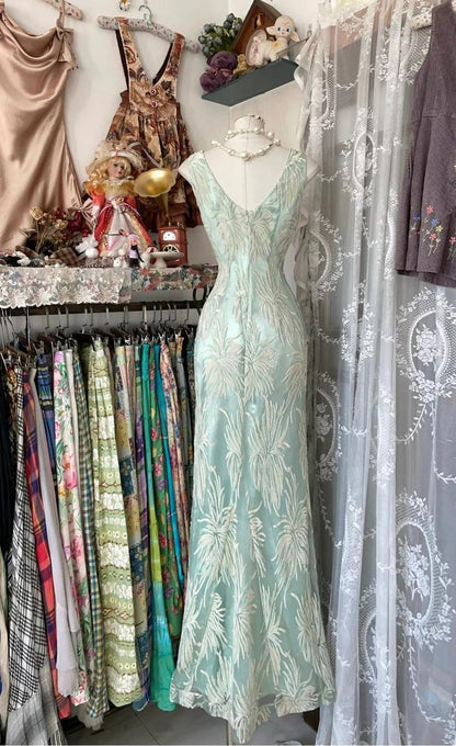 Stunning Mermaid V Neck Satin Tulle Long Prom Dress,Party Dress,Evening Dress GG2337