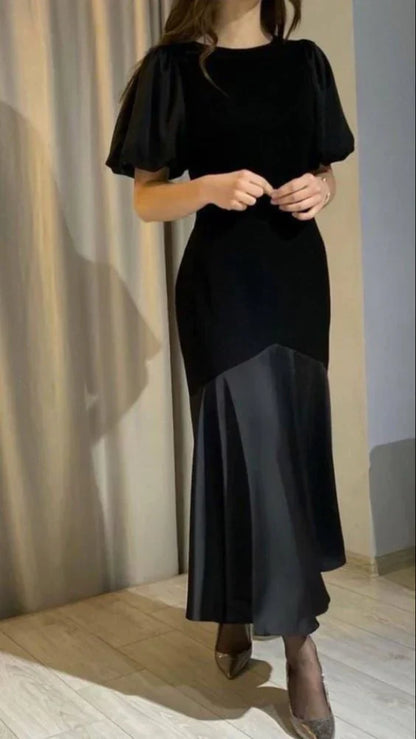 omberprom Elegant Formal Women's Dresses Black Long Prom Dress Modest Evening Dress Party Dress
