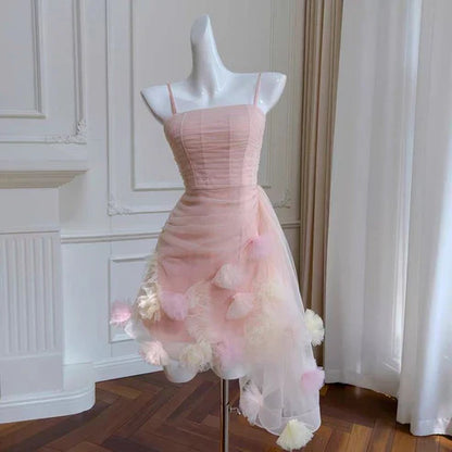 omberprom Lovely A-Line Homecoming Dress Tulle Birthday Outfits Sexy Party Dress Wholesale