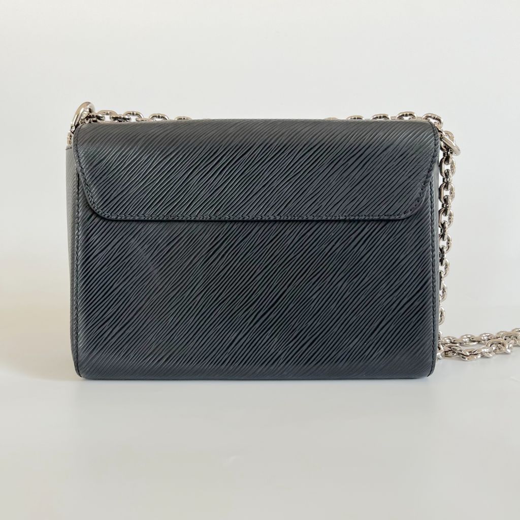 Louis Vuitton Black Epi Leather Twist MM Shoulder Bag
