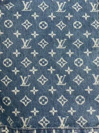 LV Monogram Blue Denim Pants