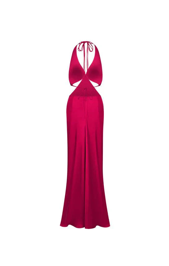 Halter Backless Wedding Guest Dress Party Dress Charming Evening Dress Wholesale