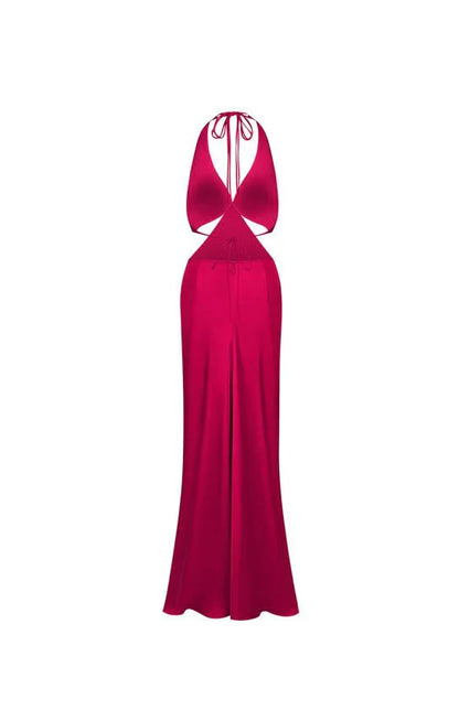 Halter Backless Wedding Guest Dress Party Dress Charming Evening Dress Wholesale