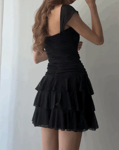 omberprom Black Summer Dress Short Homecoming Dress Party Dress Formal Dress Graduation Dress
