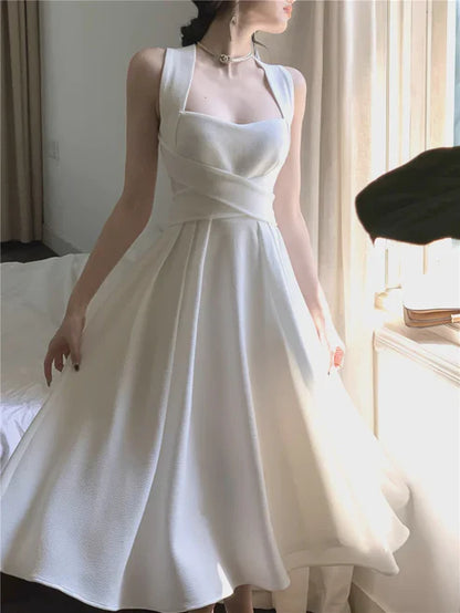 omberprom Elegant A-Line Midi Length Party Dress Charming Evening Dress Formal Dress Wholesale