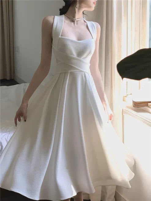 omberprom Elegant A-Line Midi Length Party Dress Charming Evening Dress Formal Dress Wholesale