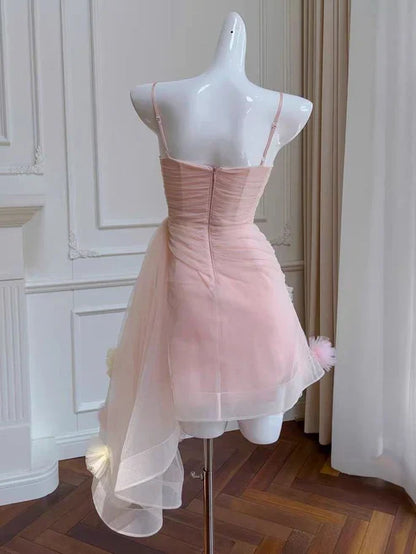 omberprom Lovely A-Line Homecoming Dress Tulle Birthday Outfits Sexy Party Dress Wholesale