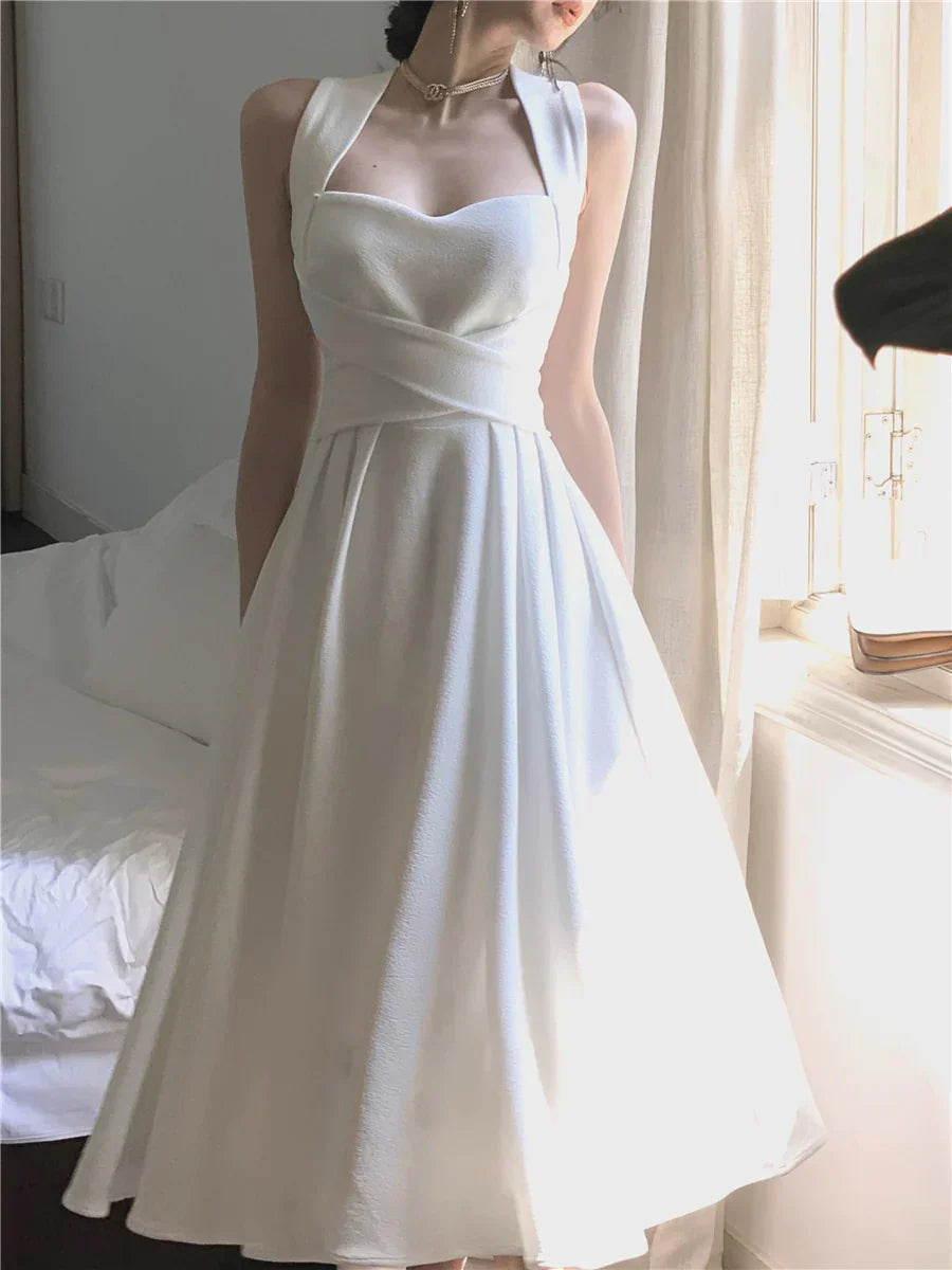 omberprom Elegant A-Line Midi Length Party Dress Charming Evening Dress Formal Dress Wholesale