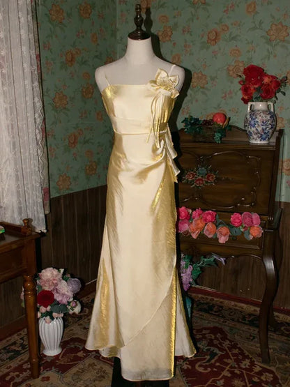 omberprom Purple Straps Vintage Floral Prom Dress Elegant Evening Gown Long Party Dress