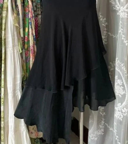omberprom Elegant Formal Black Dresses A Line Prom Dress V-neck Evening Party Dress