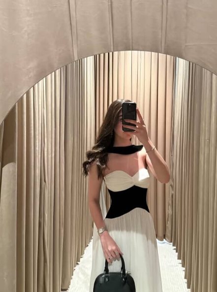 Classy Sweetheart Neck White Chiffon A Line Long Party Dress Birthday Prom Gown With Ribbon