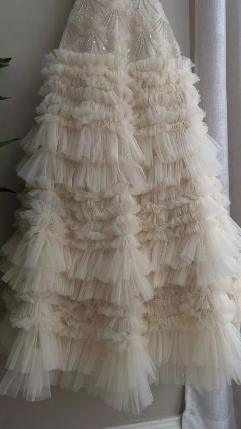 Elegant Sweetheart Neck Pink Sequin Tulle Lace Pleated Mermaid Long Party Dress Evening Gown