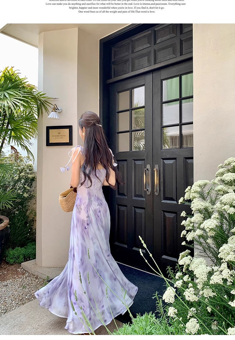 A Line Purple Long Stunning Evening Gown Party Prom Dress       S7312