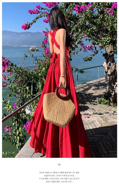A Line Red Long Stunning Evening Gown Party Prom Dress       S7294