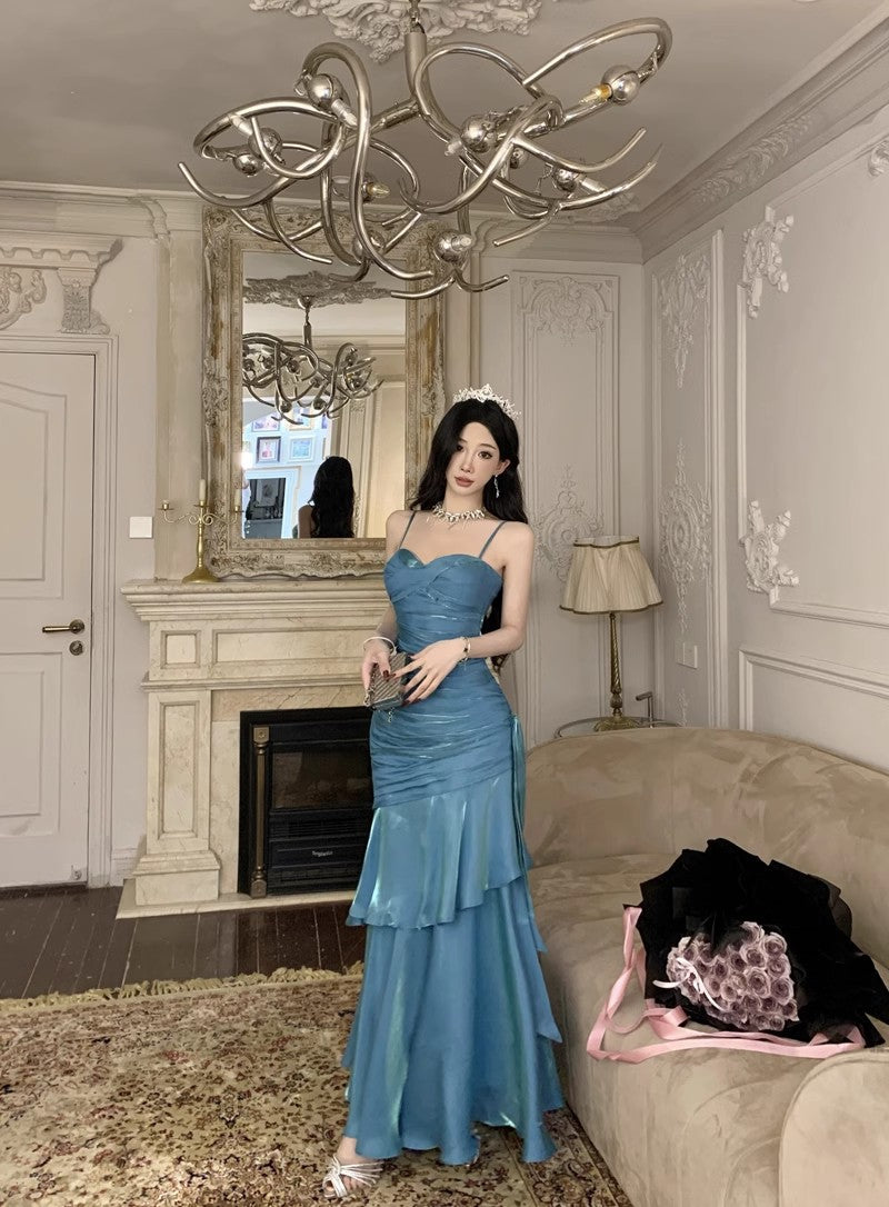 Fishtail Long Stunning Evening Gown Party Prom Dress       S7289