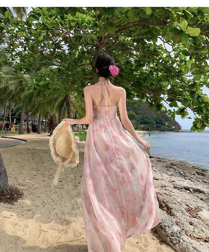 A Line Pink Long Stunning Evening Gown Party Prom Dress       S7284