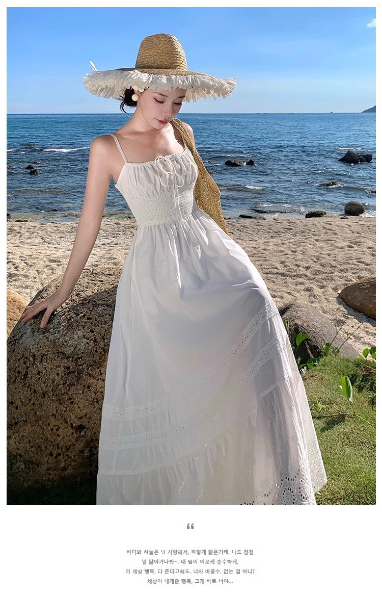 A Line White Long Stunning Evening Gown Party Prom Dress       S7287