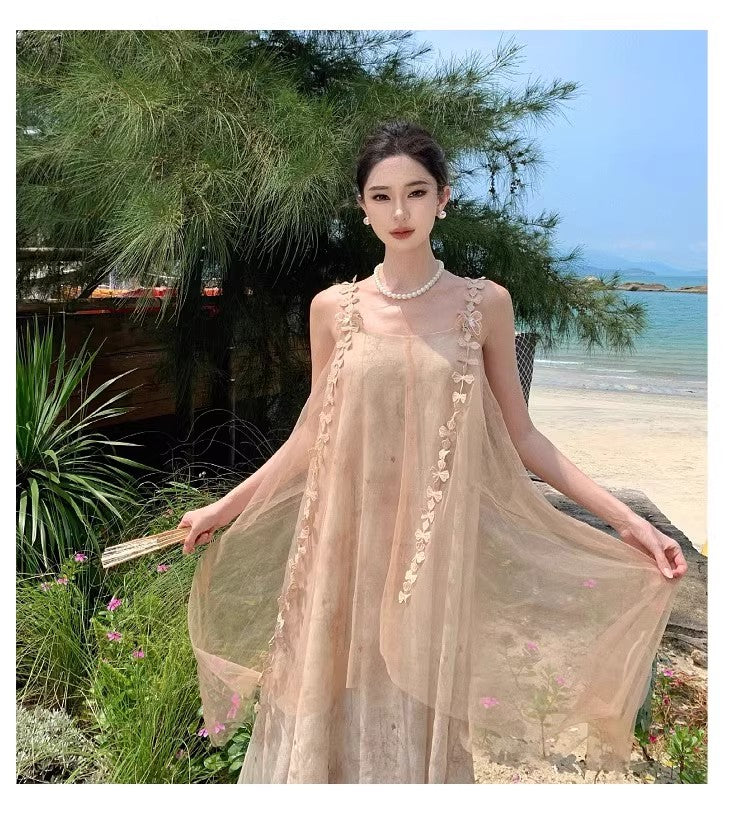 A Line Pink Long Stunning Evening Gown Party Prom Dress       S7285