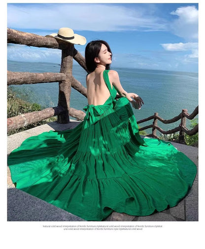 A Line Green Long Stunning Evening Gown Party Prom Dress       S7278