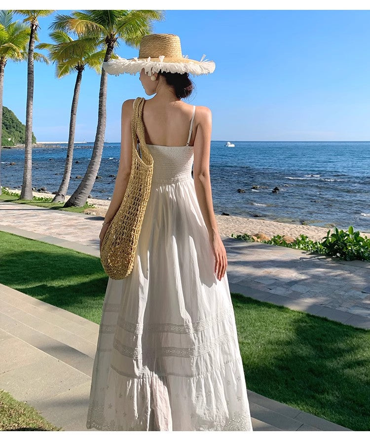 A Line White Long Stunning Evening Gown Party Prom Dress       S7287